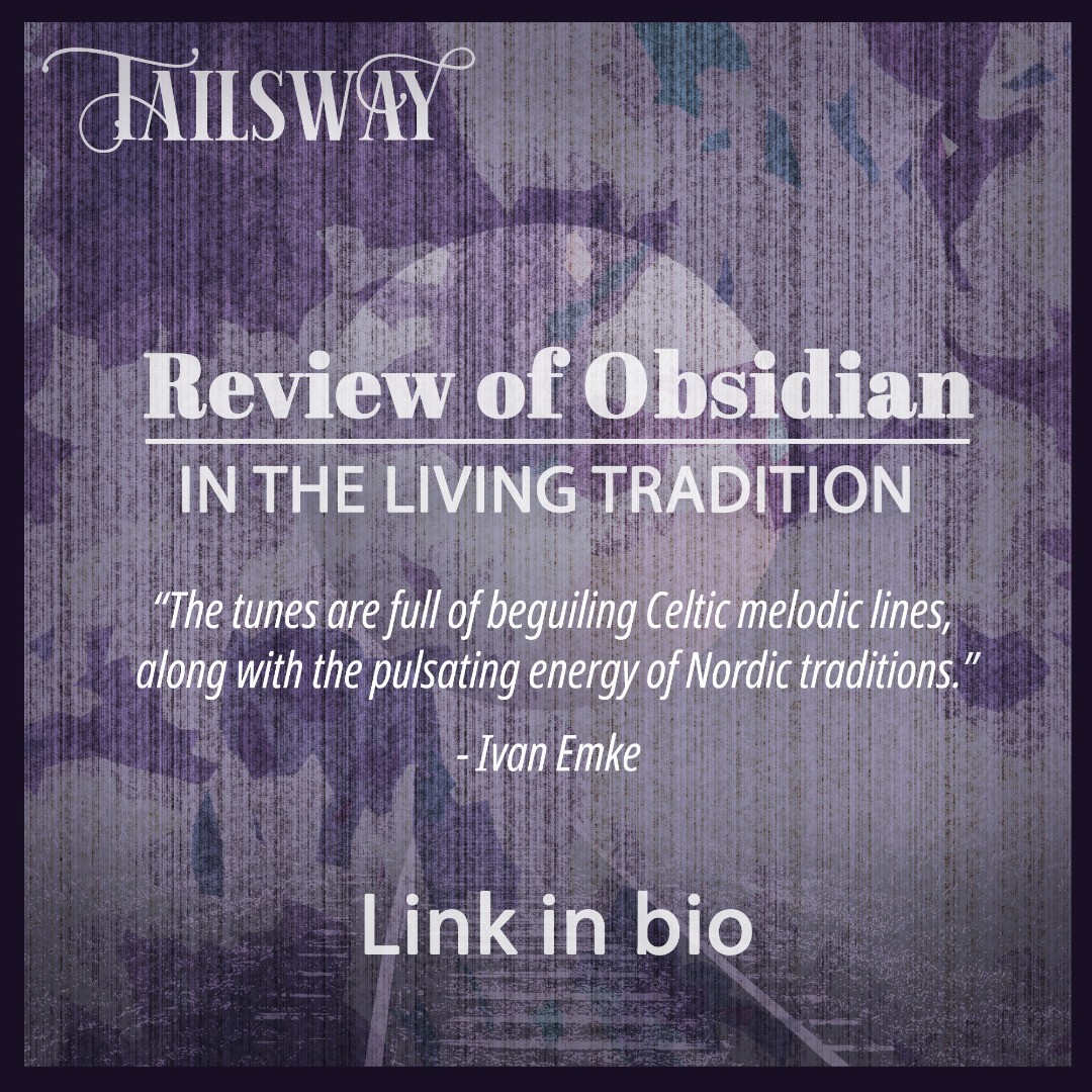 Our debut album "Obsidian" was recently reviewed in the folk music magazine "The Living Tradition". We are very happy and grateful for the kind words about our music. 
"The tunes are full of beguiling Celtic melodic lines, along with the pulsating energy of Nordic traditions..." -Ivan Emke, The Living Tradition. 
Link to the review in bio.
